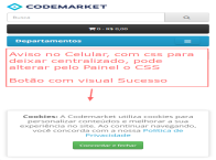 Aviso de Cookie e Política de Privacidade LGPD e GDPR Opencart