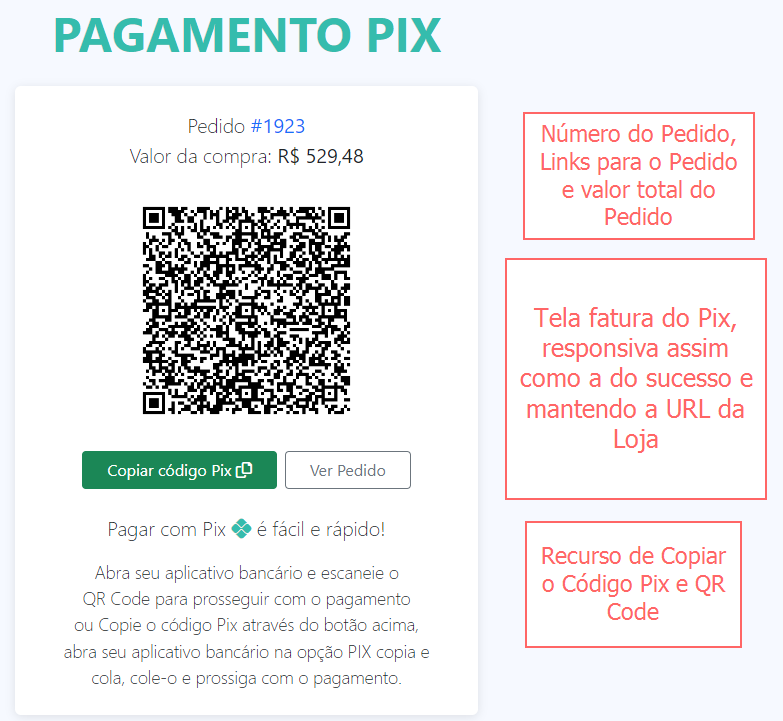 Pagamento Codemarket Pay Pix Opencart - Foto 2