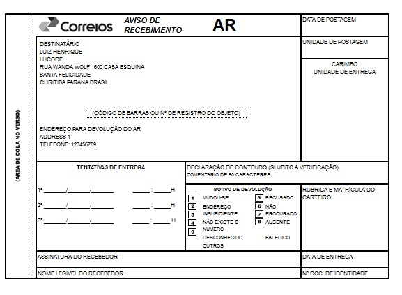 Rastreamento Automático e Etiquetas Correios para Opencart 